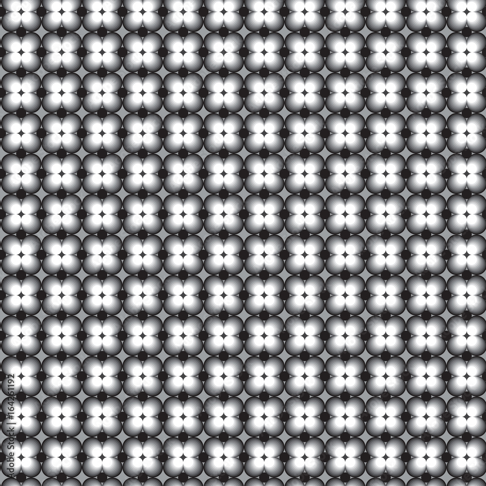 Retro pattern with grey black and white