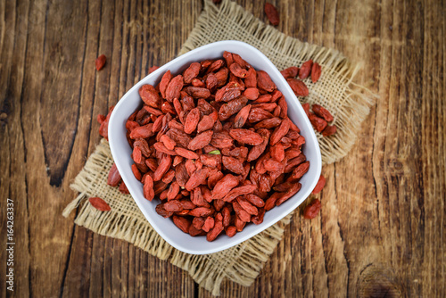 Portion of Goji Berries