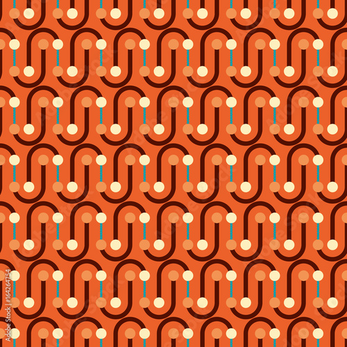 Wallpaper Mural Geometric background seamless pattern vector. 幾何学パターン Torontodigital.ca
