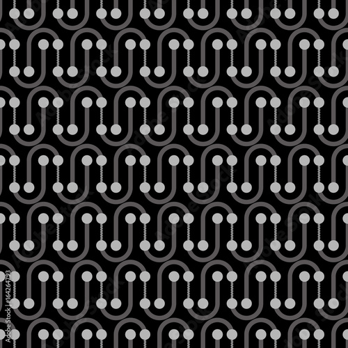 Geometric background seamless pattern vector. 幾何学パターン
