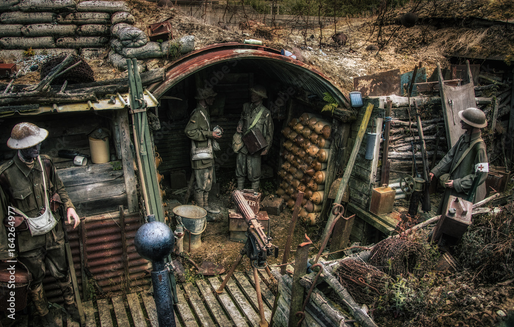 are world war 1 trenches still there