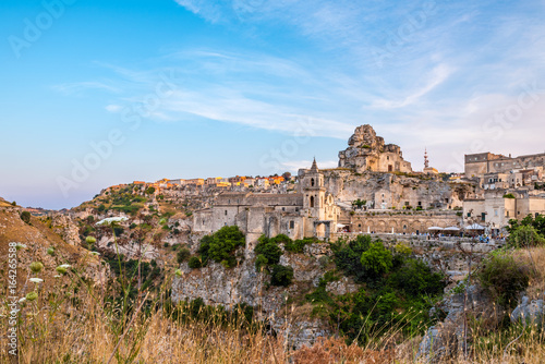 Matera  landscape of Sasso Caveoso