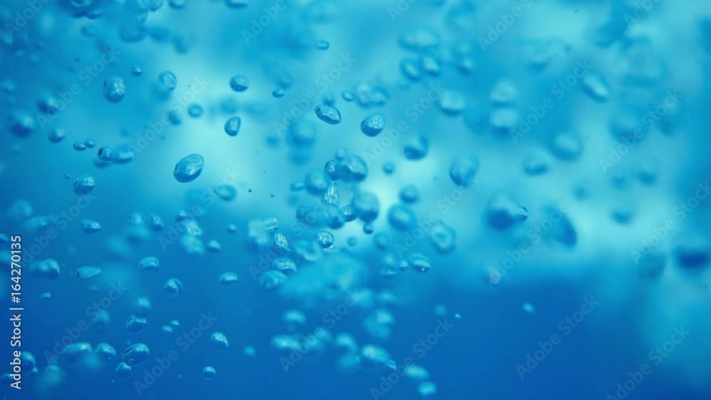 Bubbles rising to the surface. Slow motion. Air bubbles in clear blue water in pool (underwater shot), good for backgrounds
Bubbles rising to the surface. Slow motion. Air bubbles in clear blue water in pool (underwater shot), good for backgrounds
