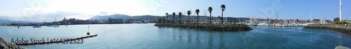 Vue panoramique au port d'Hendaye © Nieva
