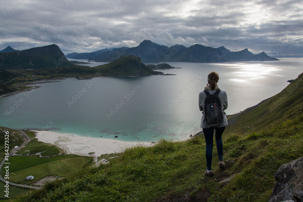 Naklejka premium Magnifique paysage des îles Lofoten, Norvège