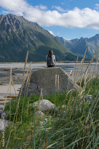 Superbe paysage des îles Lofoten, Norvège