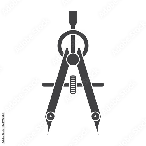 Black White Vector Illustration Drafting Kit Compass Dividers Ruling Pen  Stock Vector by ©Milta 224353238