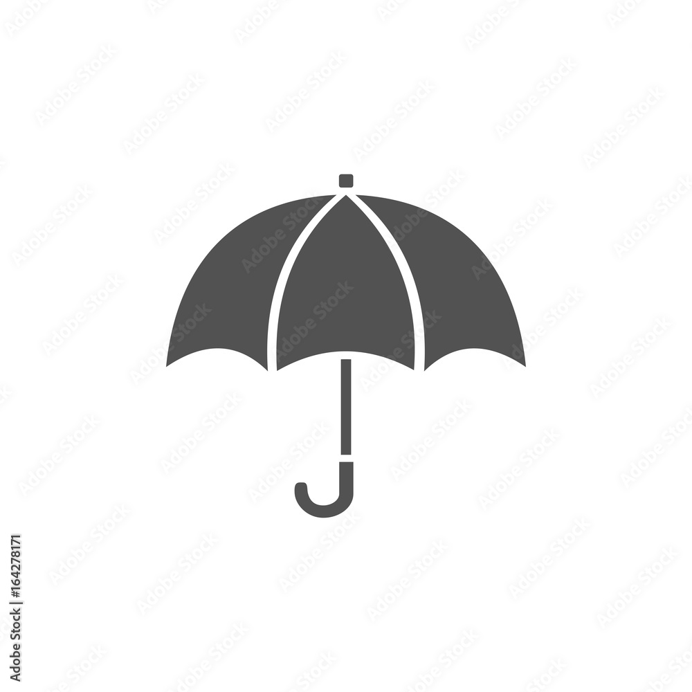 Isolated umbrella icon on a white background Isolated umbrella icon on a white background
