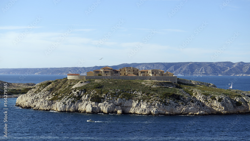 France. Marseilles. Cityscape. Frioul archipelago