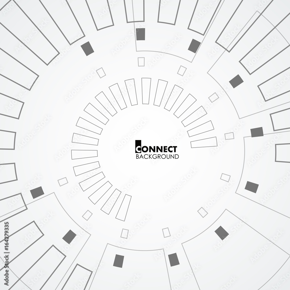 Obraz premium Technology Circle Design