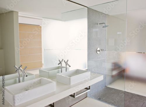 Modern bathroom interior