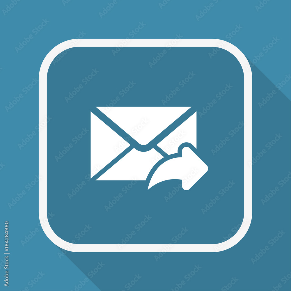 App Button mit Schatten - Brief schicken App Button mit Schatten - Brief schicken
