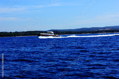 seascape with boat