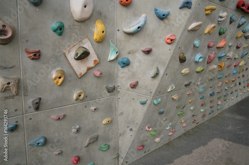 Climbing wall for practicing 