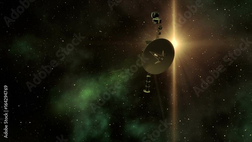 Voyager 1 leaving the solar system