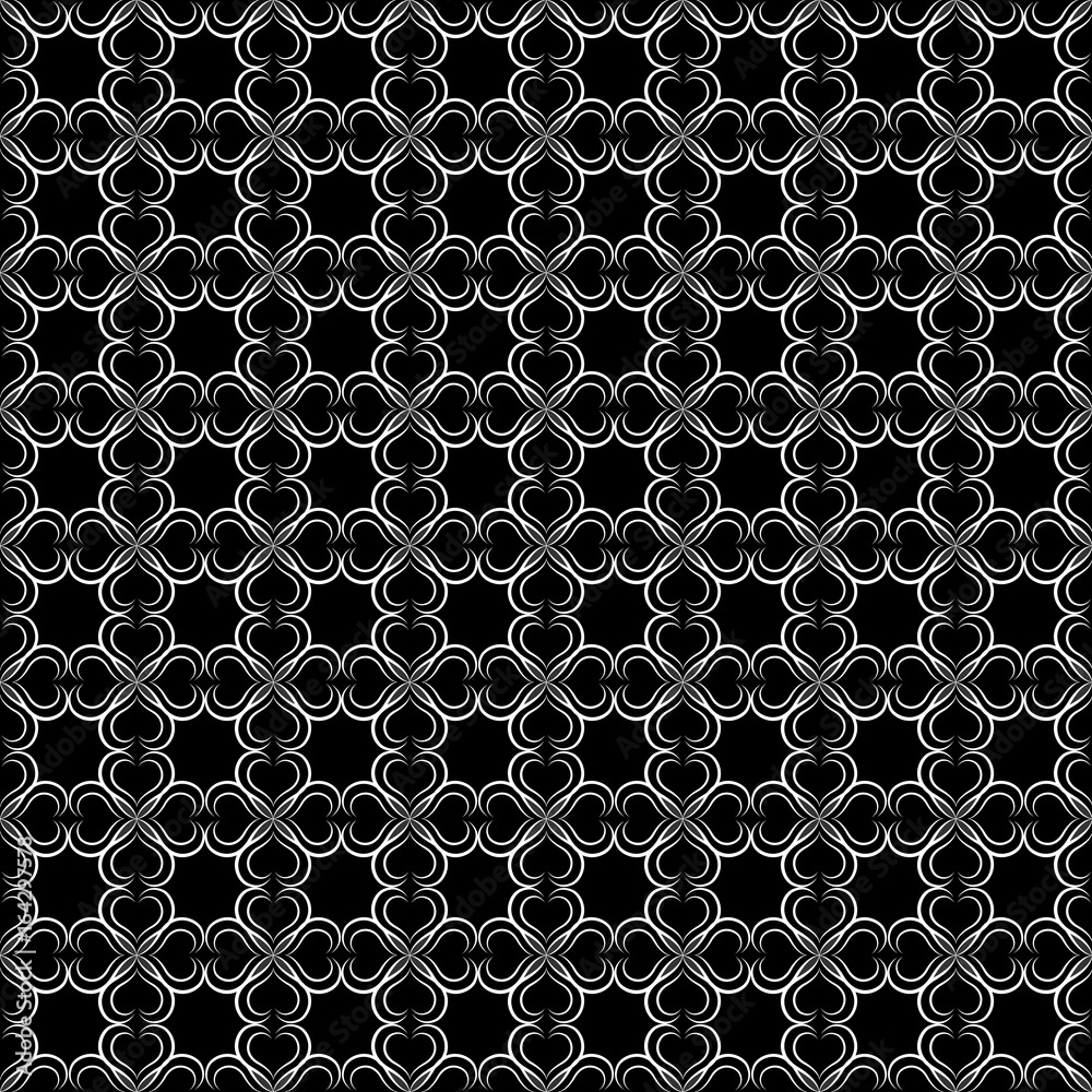 Naklejka premium Abstract white on black background