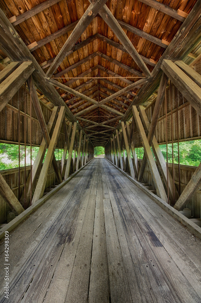 Covered Bridge Interior Covered Bridge Interior