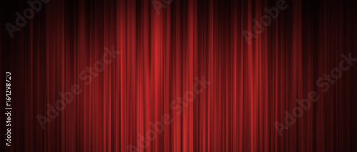  Red stage curtain background