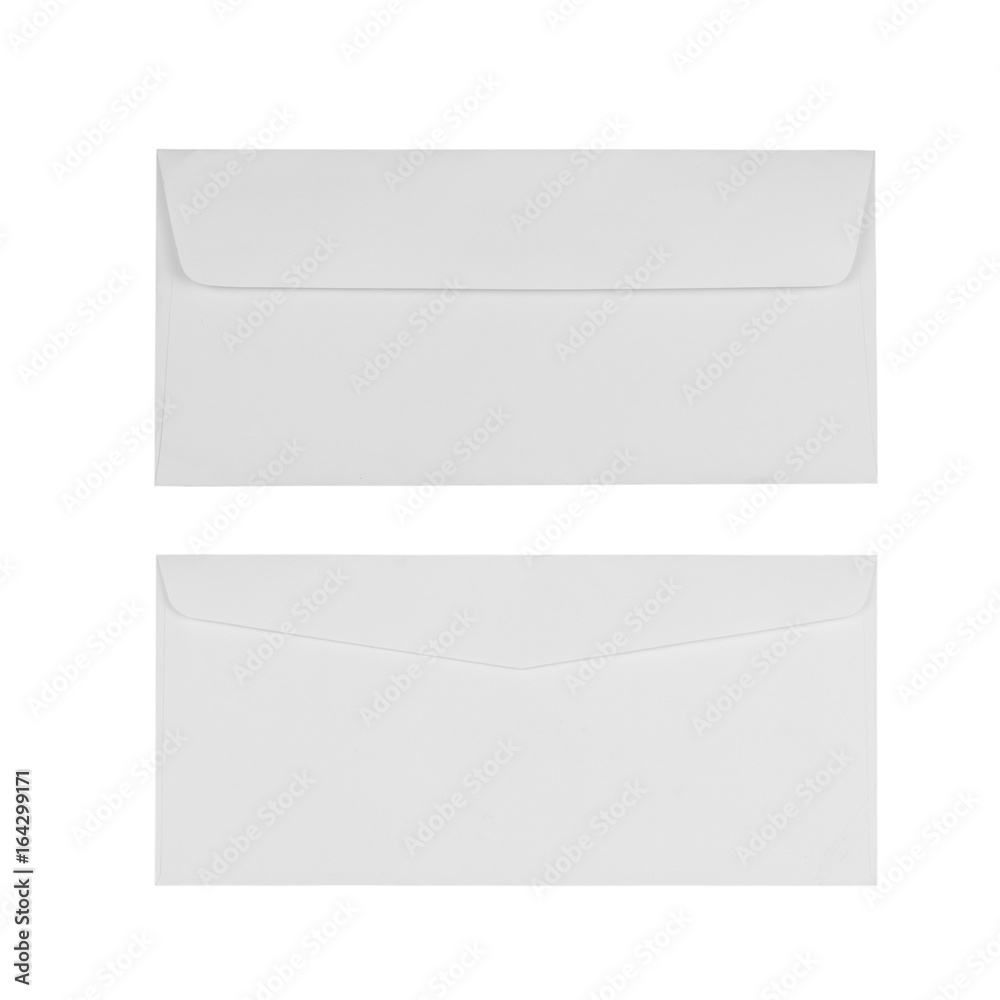 envelope isolated on white background envelope isolated on white background