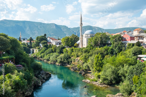 View on Mostar, Bosnia and Herzegovina photo