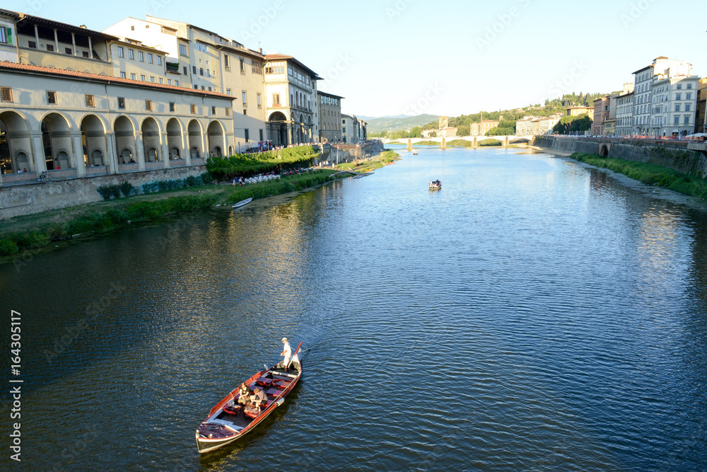 Obraz premium River Arno at Florence on Italy.