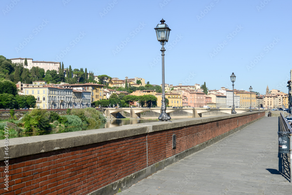 Riverside at Florence on Italy.