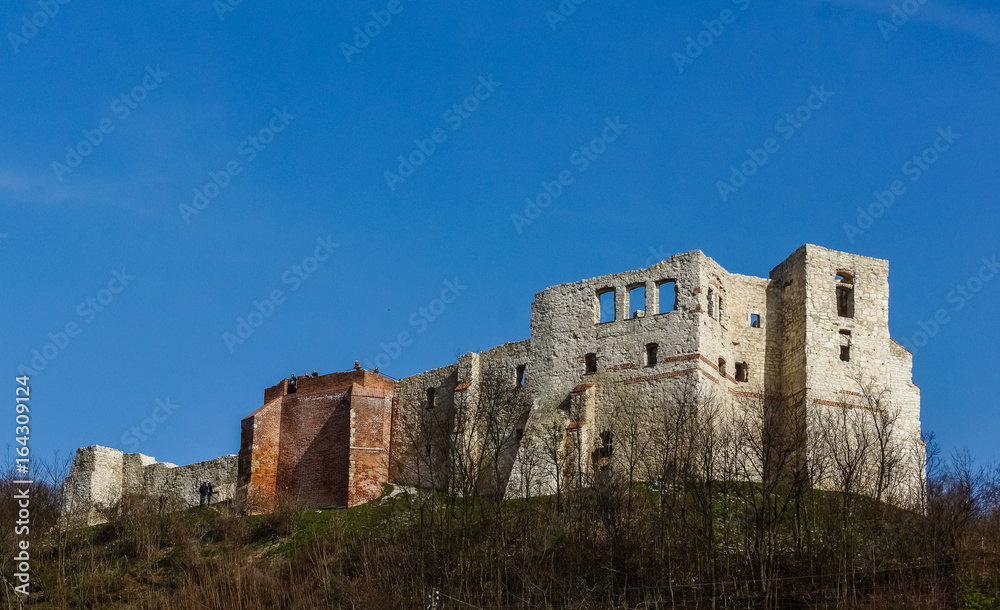 Castle ruins in Kazimierz Dolny, Poland