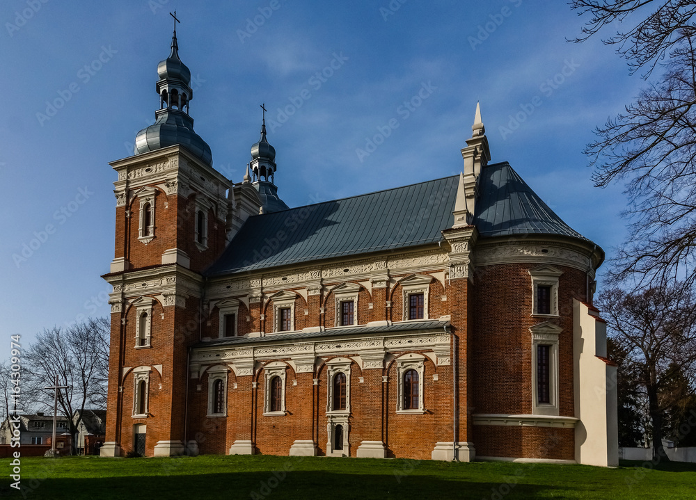 Renaissance church in Golab village near Pulawy, Poland