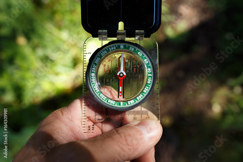 Compass shows the right direction