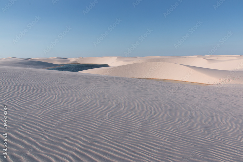The Sand Dunes of Northeast Brazil Known as Lençóis Maranhenses 