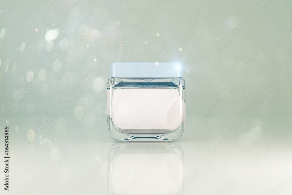 Empty cream jar Empty cream jar