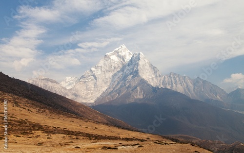 mount Ama Dablam on the way to Mount Everest Base Camp