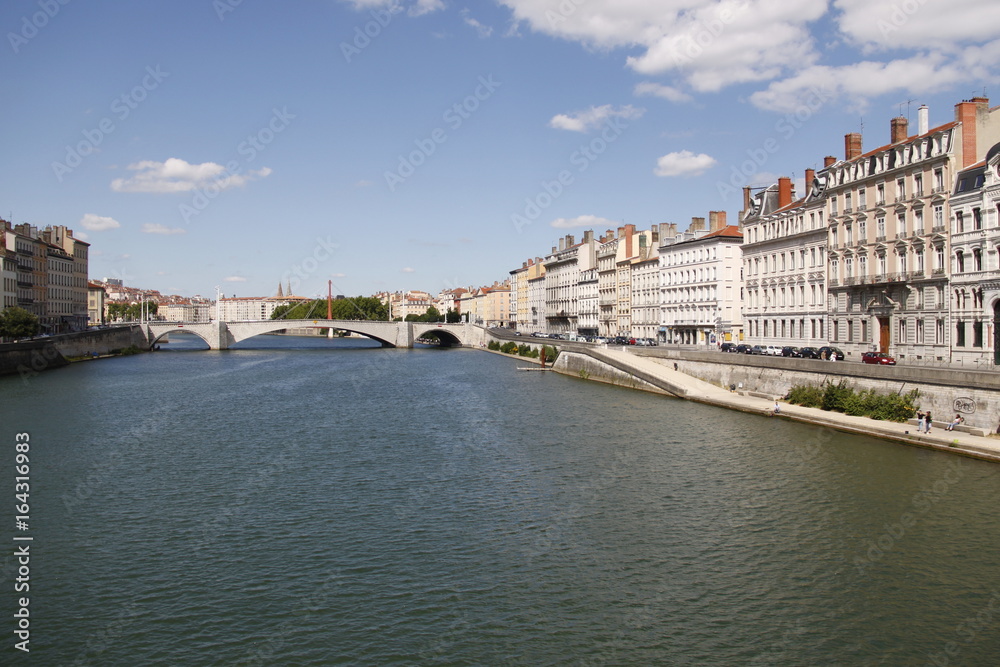 La Saône à Lyon La Saône à Lyon