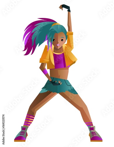 hip hop urban woman dancer