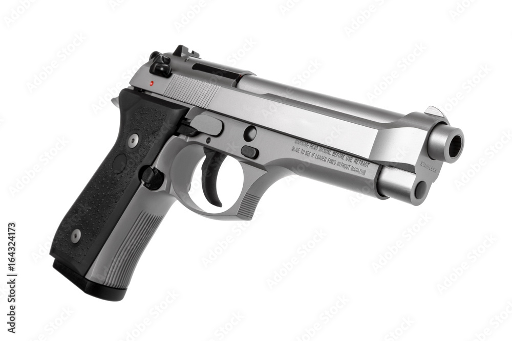 Pistol isolated on white Pistol isolated on white