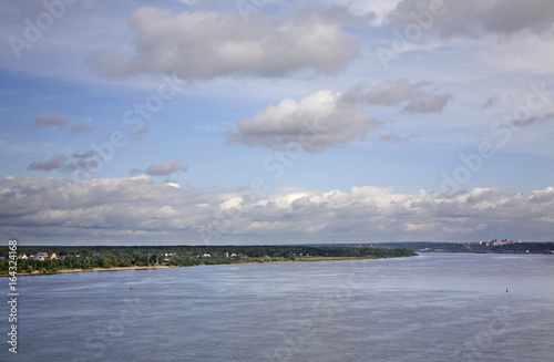 Kama River in Perm. Russia