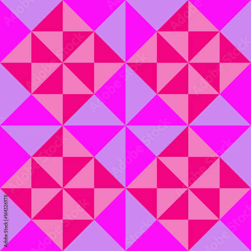 Seamless background with colored triangles.