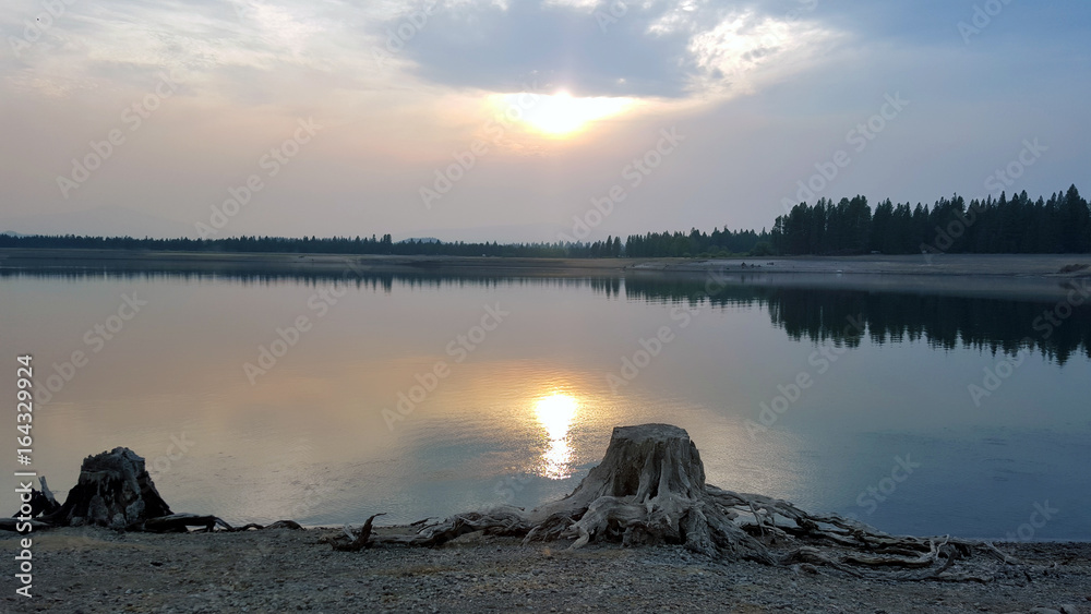 Obraz premium Wickiup Reservoir, Oregon, USA