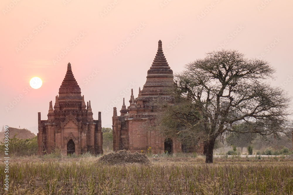 Ancient Buddhist temple in Bagan, Myanmar