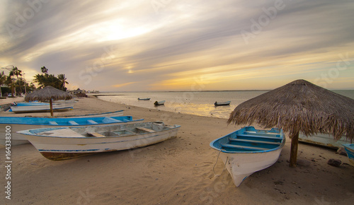 sunset in la paz baja california sur mexico