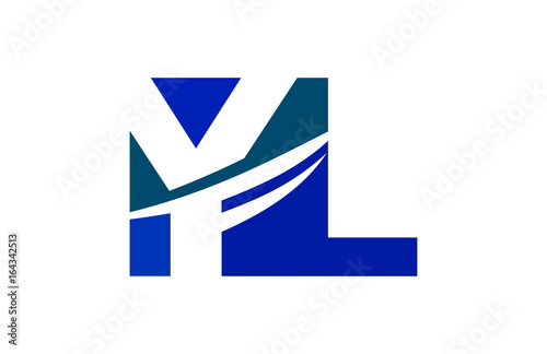 YL Negative Space Square Swoosh Letter Logo Free Download YL Negative Space Square Swoosh Letter Logo - GFXLoad