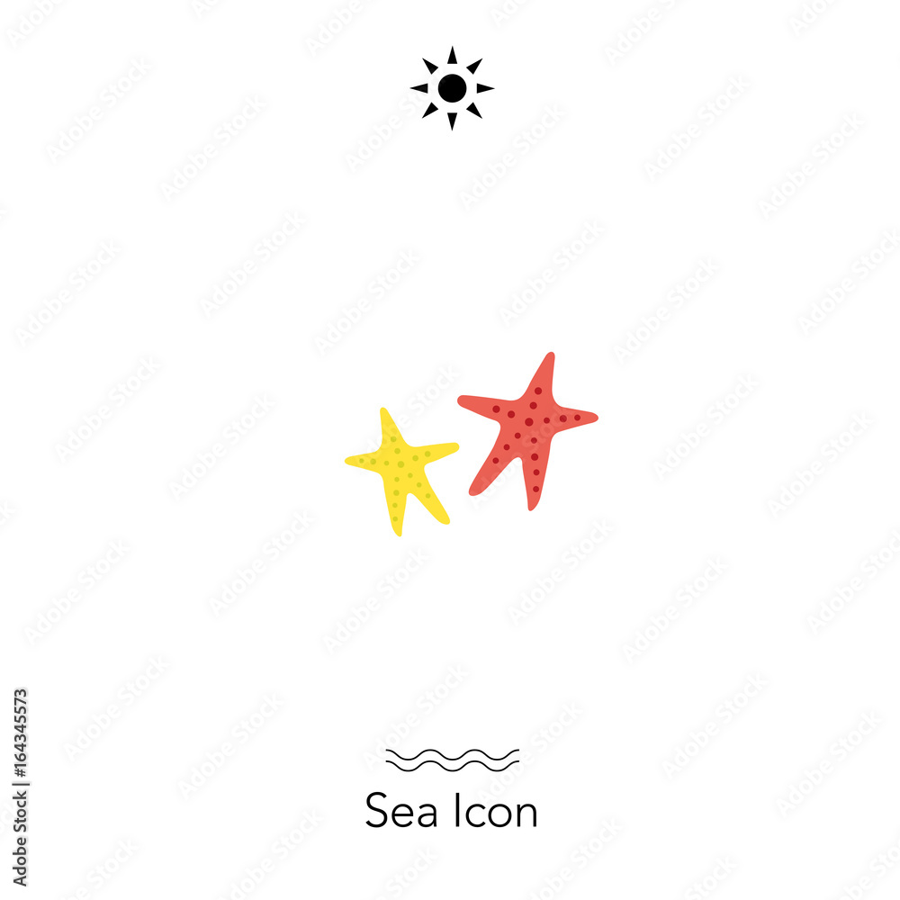 Obraz premium 海 アイコン