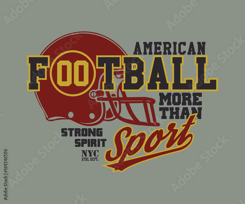 Football Helmet Stylized vector illustration eps 8.