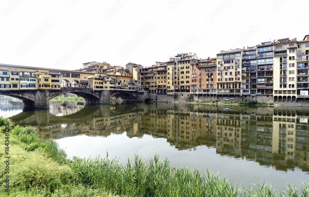 Views of neighborhoods, monuments, streets and the Duomo. Tourist sites of Florence, Italy