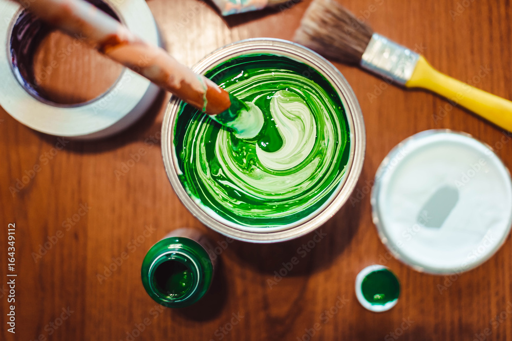 Coloring of paints Coloring of paints