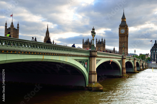 Big Ben and Houses of Parliament  London  UK..