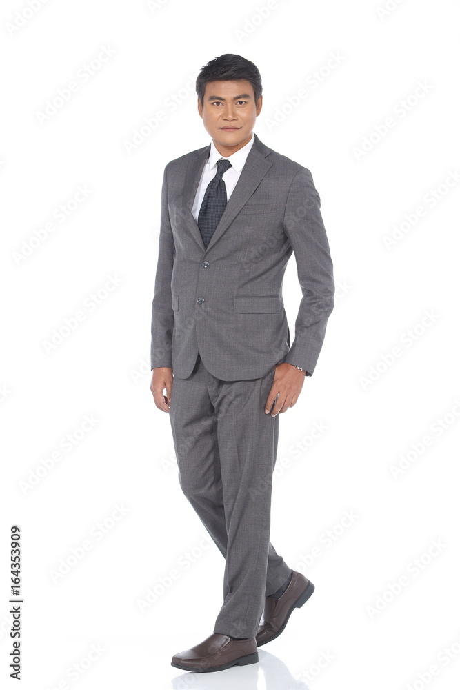Full Length Snap Figure, Business Man Stand in Gray Suit pants and black shoes Full Length Snap Figure, Business Man Stand in Gray Suit pants and black shoes