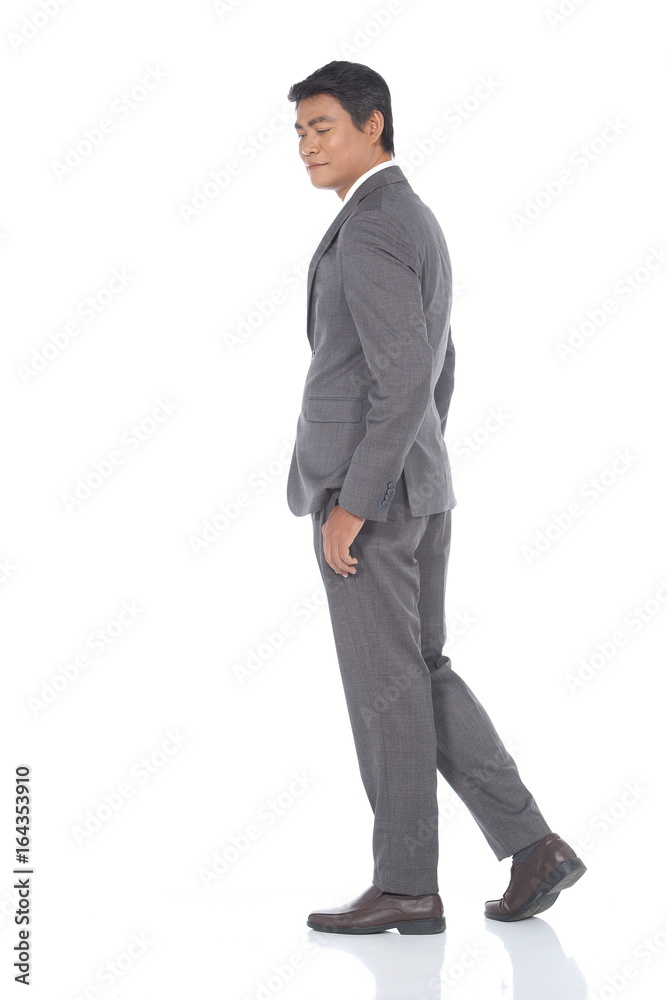 Full Length Snap Figure, Business Man Stand in Gray Suit pants and black shoes Full Length Snap Figure, Business Man Stand in Gray Suit pants and black shoes