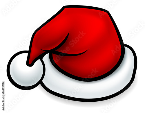 Cartoon Christmas Santa Hat