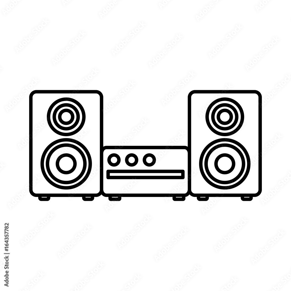 stereo device icon stereo device icon